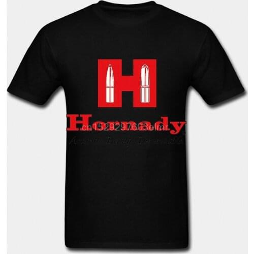 Funny Men t shirt white t-shirt tshirts Black tee Hornady Acurate Deadly Dependable Logo T-shirt New Fashion Shirt1