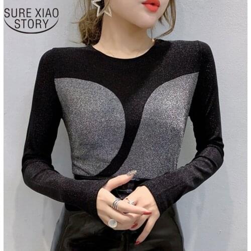 2020 New Spring Autumn Fashion Long Sleeve Women Leopard Shirts Ladies Tops Splicing Print Women Tops and Blouses 8499 50