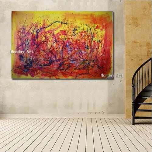 Abstract painting modern wall art canvas pictures large wall paintings hand painted oil painting for living room wall decor