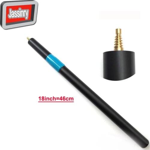 Free shipping 18inch Plastic Snooker cue extension High quality 46cm cue stick extension for Omin screw snooker accessories