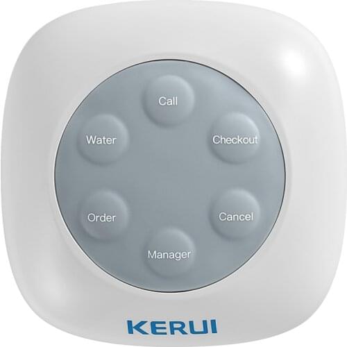 KERUI F76 Wireless Home 100M Waterproof Calling Bell Pager Call Button Transmitter Calling System For Restaurant Hotel Pager