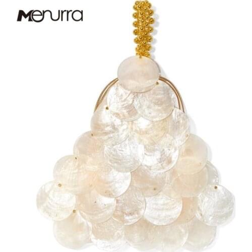 Shining Evening bag Women Shell Shoulder Bags Famous Brand Designer Flap Phone Bags Purses Handbag