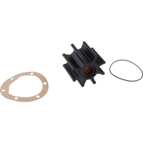 Black Flexible Water Pump Impeller Kit for Volvo #877061 #875593 #3841697 Johnson 09-1028B