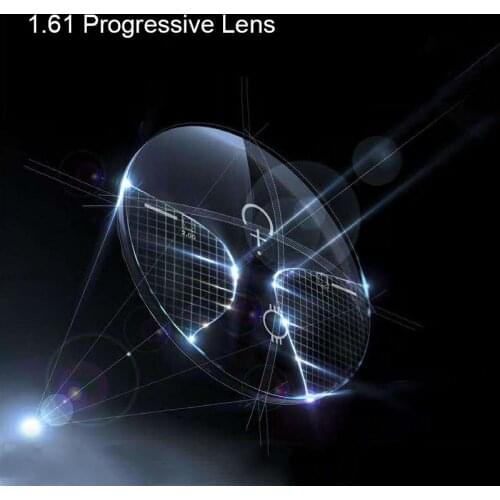 Coyee 1.61 Progressive Lens multifocal Anti-reflective Prescription Lenses Resin Aspheric Glasses Lenses for Women Men