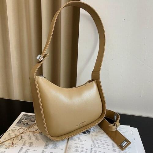Retro Large-capacity Handbag Female Bag Spring 2021new Korean Fashion Ladies Wide Shoulder Strap Shoulder Messenger Underarm Bag