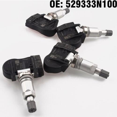 4 PCS Car Tire Pressure Monitor Sensor TPMS 529333N100 for Hyundai Sonata Equus Santa Fe For Kia Carens Ceed Sorento 2012