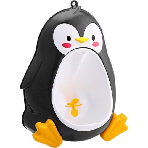 Cartoon Cute Penguin Potty Urinal Toilet Standing Urinal Bathroom Children Pee Trainer for 8 Month to 6 Years Old Boys
