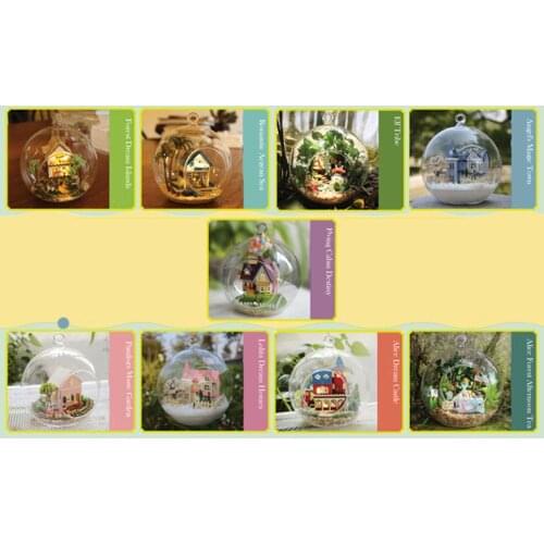 Diy Small Doll House Toys for Children Furniture Miniature Wooden Miniaturas Dollhouse casa Creative Birthday Gifts 1:24 S903