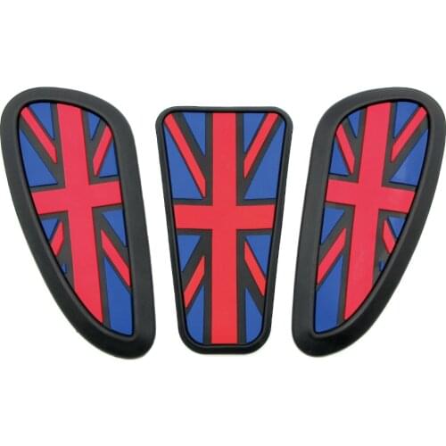 For Triumph T120 T100 Harley Honda Retro Motorcycle Cafe Racer Gas Fuel Tank Stickers Protector Sheath Knee Tank pad Grip Decals