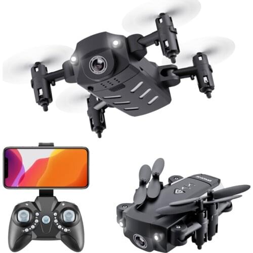 Mini folding drone 4k aerial photography fixed high quadcopter long-range remote-controlled aircraft toys