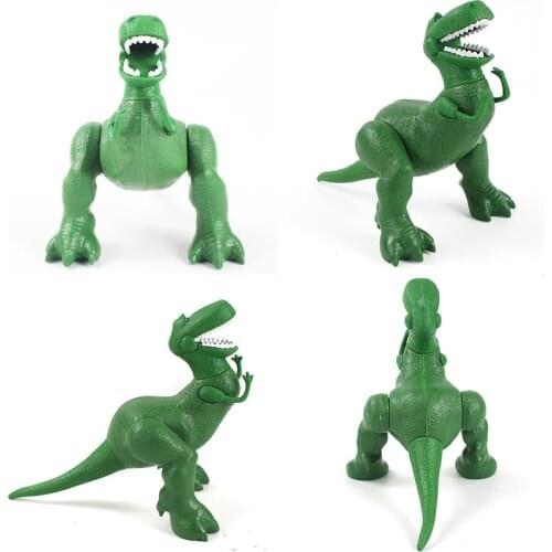 15*23cm Movie Toy Story 4 Figurine Green Rex PVC Action Figure Joint Movable Dinosaur Collectible Model Toy Doll Gifts For Kids