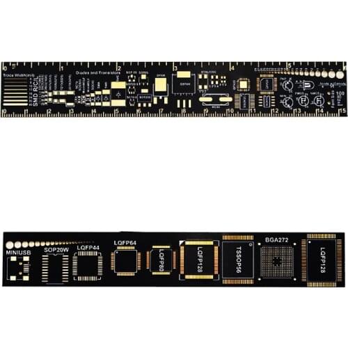 15CM PCB Ruler Circuit Board Measuring Tool for Orange Pi Nvidia Jetson Nano Raspberry Pi 4 Model B / 3B Micro:bit