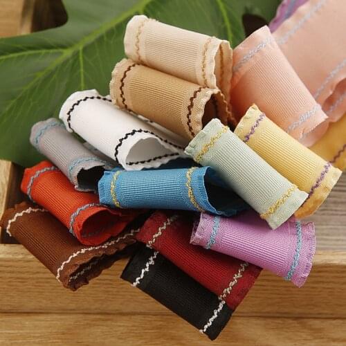 10 Yards 1" 25MM/1.5'' 38MM Falbala Ruffled Ribbon Lotus leaf Ribbons For Hair Bows DIY Crafts Handmade Accessories M20210802502