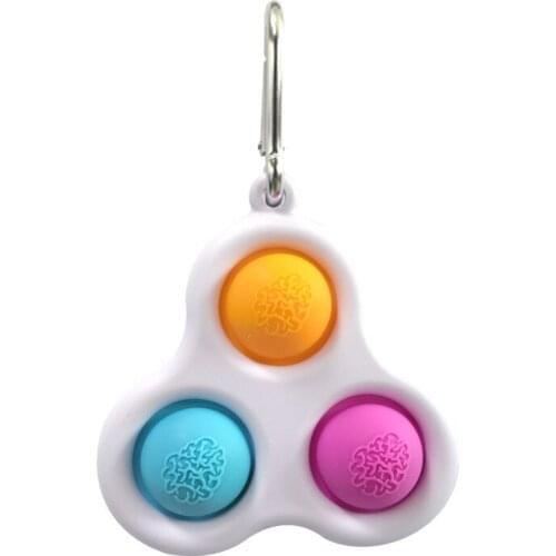 Mouse Killer Pioneer Finger Bubble Music Decompression Keychain Silicone Finger Press Mini Fingertip Decompression Toy