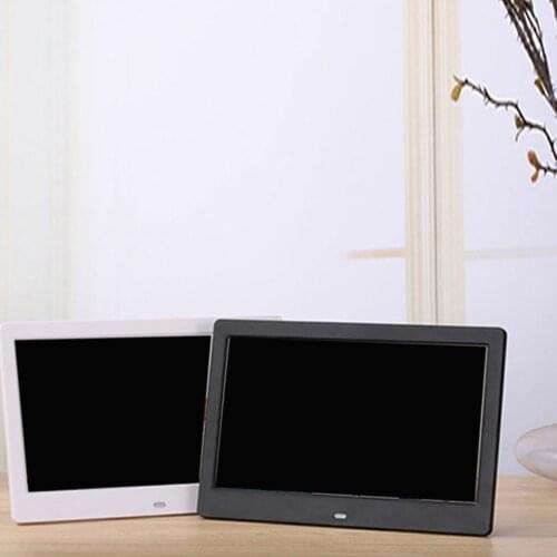 New 10 inch Screen LED Backlight HD 1024 x 600 Digital Photo Frame Electronic Album Picture Music Movie Full Function Good Gift