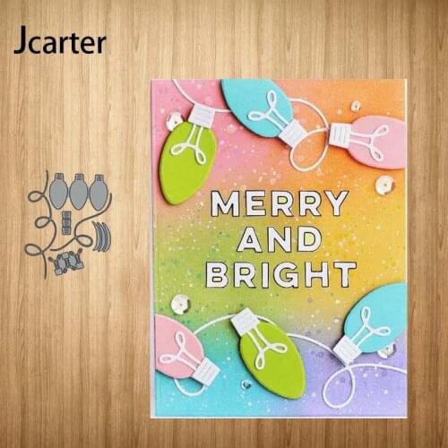 New Design Metal Cutting Dies Light Bulb Pendant Craft Stencil Diy Scrapbooking Handmade Card Make Shape Album Decoration Model