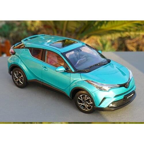 Original Authorized Authentic alloy 1:18 Toyota C-HR CHR Alloy Diecast Classic toy Car Model for gift, collection