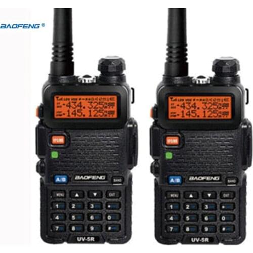Ptt uv5r baofeng uv 5r with headset uhf vhf marine cb radios communication hf transceiver Portable two way 2 pcs walkie-talkie