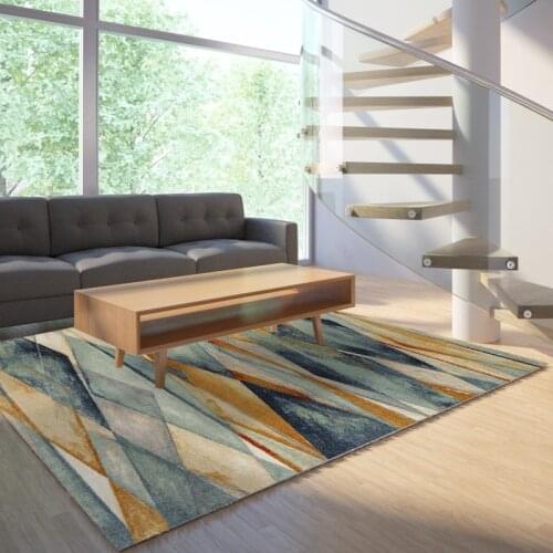 Reese Velvet Lint Free Soft Carpets Living Room Retro Abstract Home Decor Area Rugs Kitchen Bedroom Anti Slip Bottom Washable