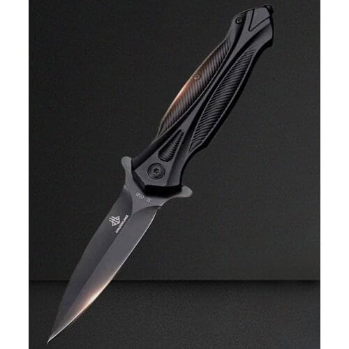 Folding Knife Pocket Folding Knife 4CR14 Blade ABS Handle Quickly Opens Sharp Knife Tactical Camping Outdoor Knife EDC Tools