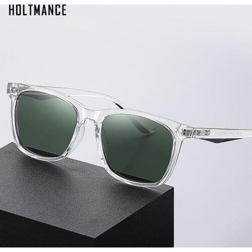 HOLTMANCE Brand Design Polarized Sun Glasses For Women Male Fashion Square Anti-glare Driving Sunglasses Men UV400 gafas de sol