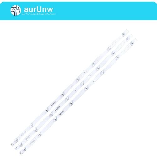 LED Backlight strip 8 lamp For Haier 43'' TV CRH-B43303003086BK-REV1.1 LE43AL88K88 RF-AE430E30-0801S-06 LE43AL88K20 LE43A31 43A6