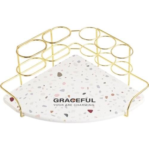 Bathroom Bathroom Corner Set Tabletop Electric Toothbrush Holder Wash Basin Storage Box Storage Shelf