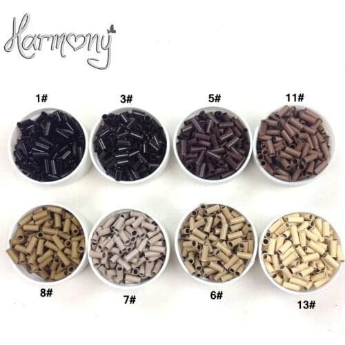 2.8mm*2.3mm*7mm 5000pcs copper tubes Micro Rings/links/beads Hair Extension Tools 8 colors Optional