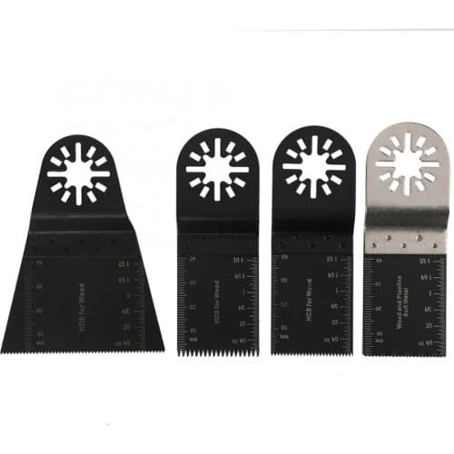 4Pcs Oscillating Saw Blade Stainless Steel/High Carbon Steel Wood Plastic Cutting Blade