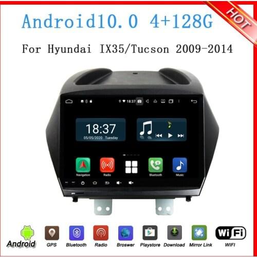 9"two din android 9.0 car dvd player for hyundai IX35 tucson 2009-2012 with gps glonass wifi 8core RAM 4G ROM 64G Bluetooth RDS