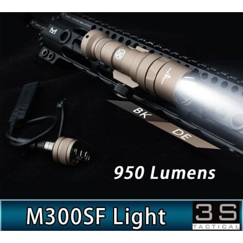 950 Lumens Tactical Weapon M300 SF Single Fuel Scout Light Two Control Kit Version M300 Flashlight