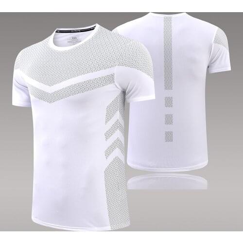 Quick-Drying Sports Shirt Breathable Compression T-Shirts Fitness Gym Clothes Running T Shirt For Men Short Sleeve Workout Shirt