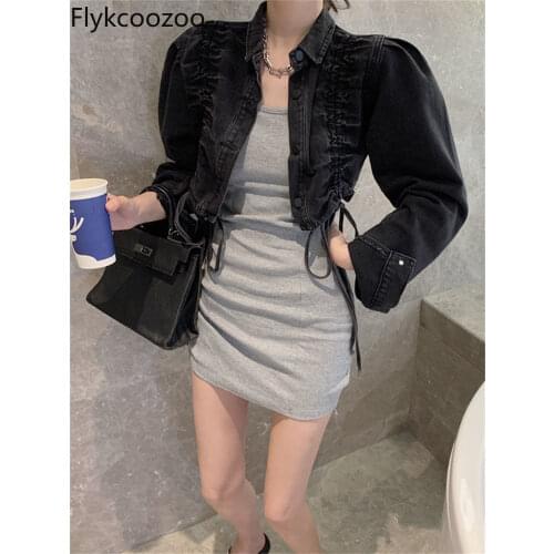 Женские джинсовые куртки Flykcoozooi China At AliExpress