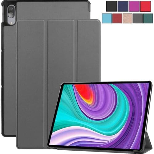 PU Leather Solid Color Cover Funda for Lenovo Xiaoxin Pad Pro 2021 Smart Stand for Lenovo Tab P11 Pro TB-J716F TB-J706F 11.5