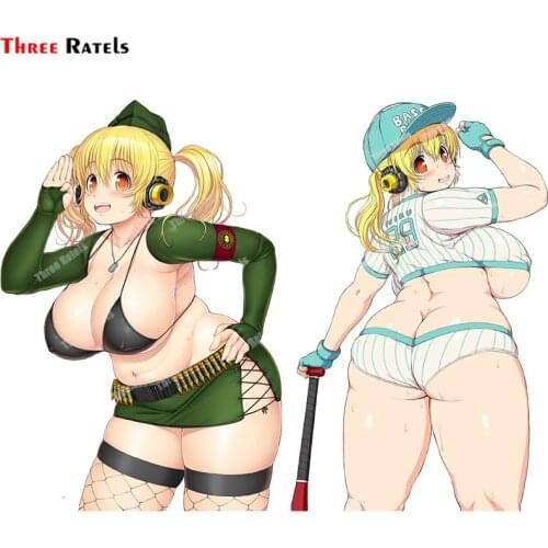 Three Ratels A378 Super Pochaco Nitroplus Cute&Beautiful Girl Sticker For Toilet Mirror Bedroom Wall &Car-Body Decorative Decal