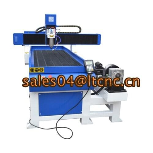 3D 6090 6012 9015 with side 4axis rotary axis Mini woodworking CNC Router Machine for Sale