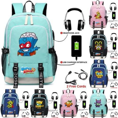 Fashion Super Zings Backpack Mochila Backpacks Women Men Laptop Bagpack Bookbag Travel Bagpack School Bags