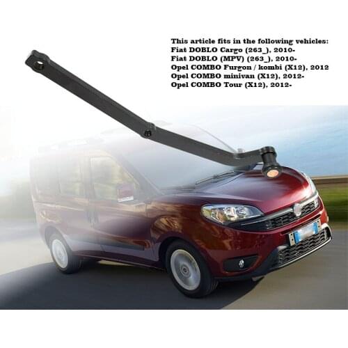 Roller roller guide sliding door UPPER RIGHT for Fiat Doblo II Opel Combo 2010