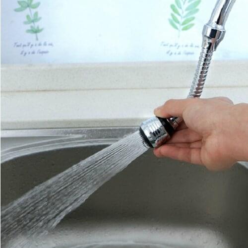 2 Modes 360 Rotatable Bubbler Water Saving High Pressure Nozzle Filter Tap Adapter Faucet Extender Bathroom Kitchen Accessories
