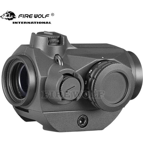 Fire Wolf 1x20 Durable Structure Parallax Free Tactics Red Dot Sight With 5.56/7.62 Recoil For Hunting Ak 47 Scope Mounts