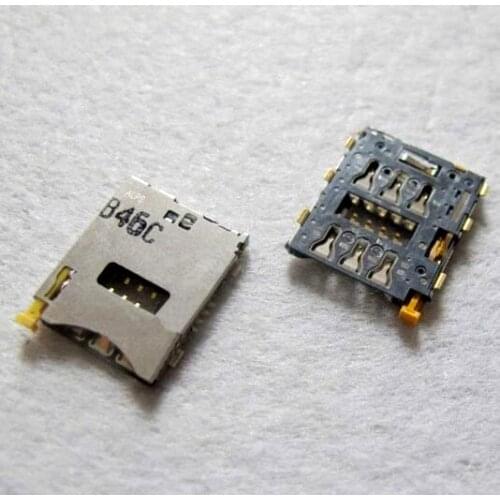 Genuine Sim Card slot For Sony Xperia z3 mini M55W D5803 D5833 Sim Card tray For Sony z3 compact Sim card reader holder Parts