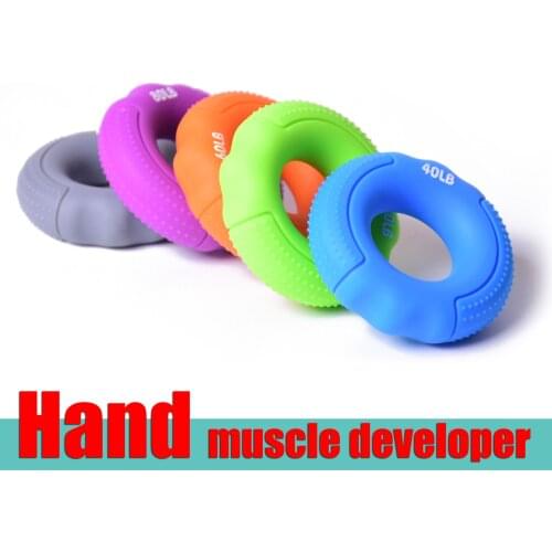 Silicone Finger Gripper Hand Resistance Band Gripping Ring Wrist Stretcher Finger Forearm Trainer Pow Exercise Carpal Expander