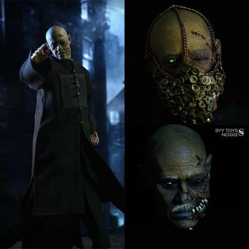 SYY TOYS NO.002 1/6 Zombie Figure with Replaceable Head Sculpt 12 inch Scary Male Soldier Action Body