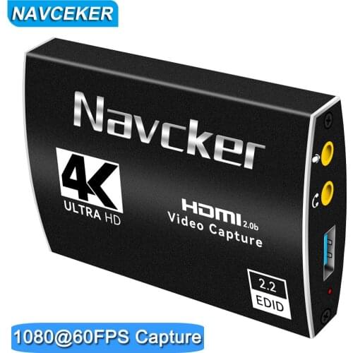 Video Card Capture HDMI Video Capture Card Device PC PS4 Game Live Streaming 4K 1080P HD VHS Board USB 3.0 Grabber Recorder Box