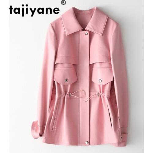 100% Real Sheepskin Coat Female Genuine Leather Jacket Women Clothes 2021 Korean Womens Fur Coat Vintage Spring Autumn ZJ2021