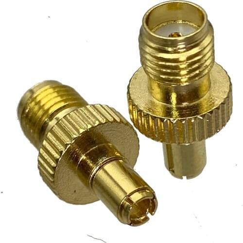 1Pcs Adapter SMA Female Jack to TS9 Male Plug Gold Straight RF COAXIAL