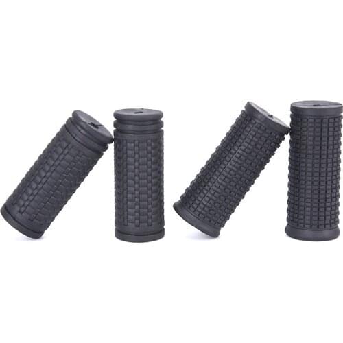2Pcs Rubber Bike Handlebar Grips Cover MTB Mountain Bicycle Handles Anti-skid Bicycles Bar Grips Fixed Gear Bicycle Parts