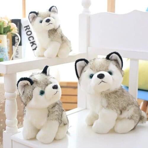 25cm Kawaii Stuffed Animal Dog Husky Plush Toys for Kids Gifts Birthday Party