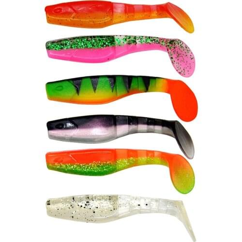 1pc-2pcs-6pcs/Lot Soft Lures Silicone Artificial Bait 8.5cm 8g Sea Fishing Pva Swimbait Wobblers Fishing Tackle Accessories