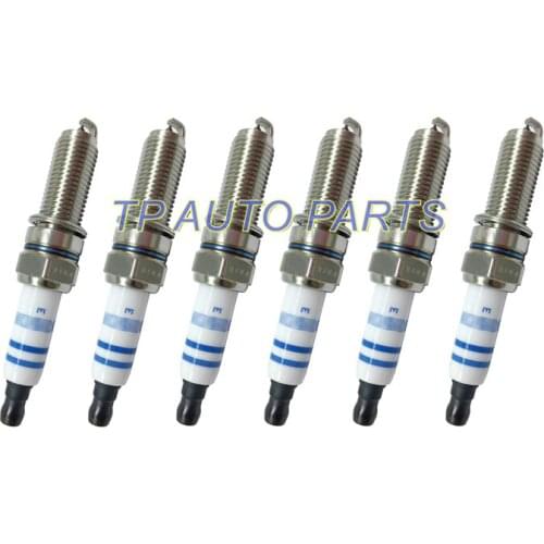 6 PCS Iridium Spark Plug for Merce-des Ben-z OEM A004159180326 YR7MP33